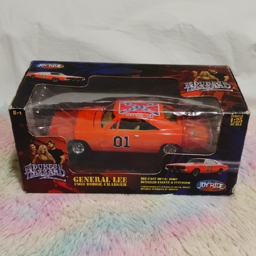 New General Lee 1969 Dodge Charger 2005 Joy Ride Dukes Model Car 1:25 (26)